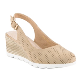 Pompe de vinceza ajurata maro 1