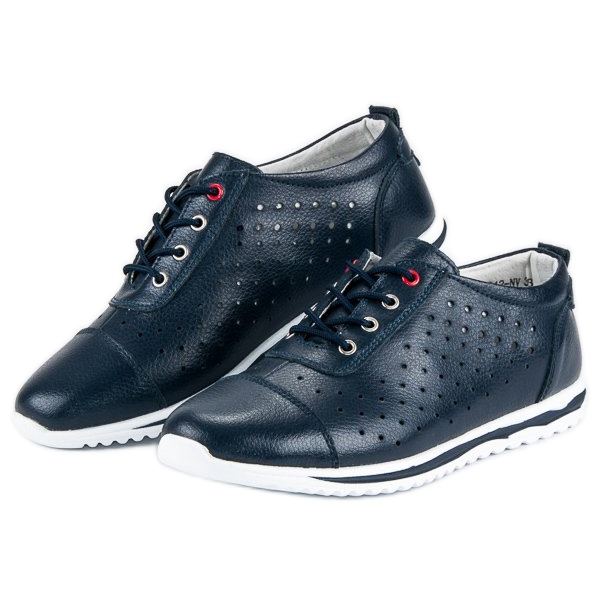 Adidasi ajurati VINCEZA albastru marin 2