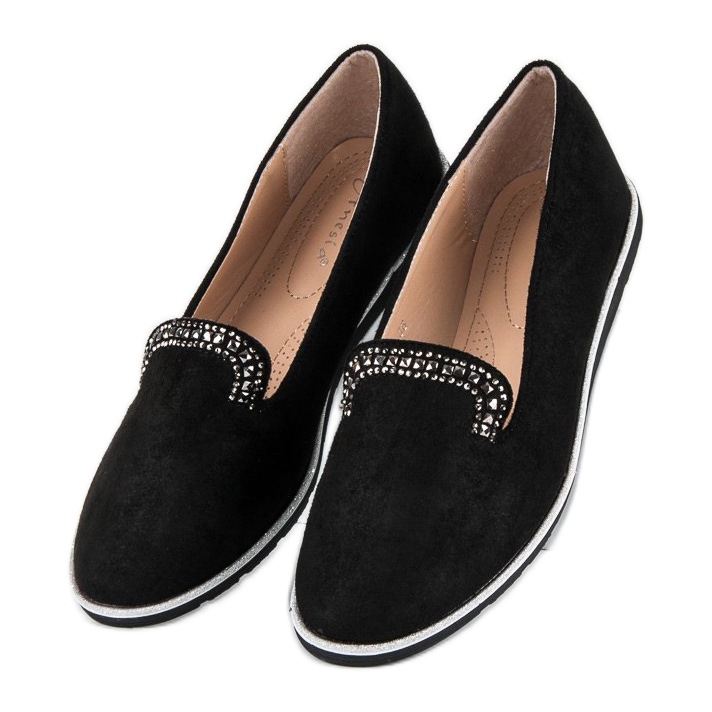 Anesia Paris Domni negre cu cristale negru 1