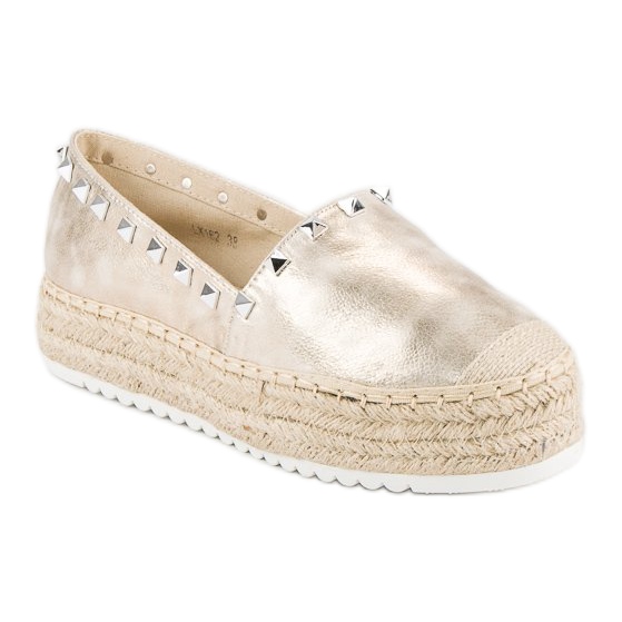 Forever Folie Espadrile pe platformă galben 1