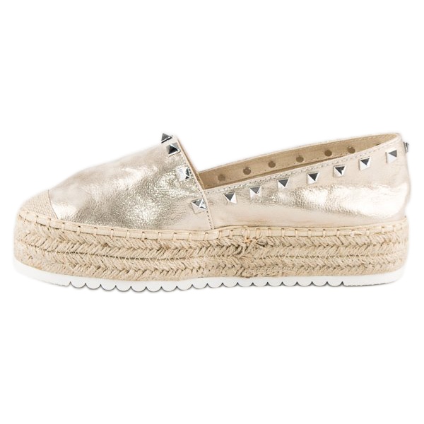 Forever Folie Espadrile pe platformă galben 2
