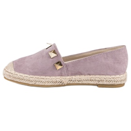 Bestelle Espadrile mov cu strasuri violet 1