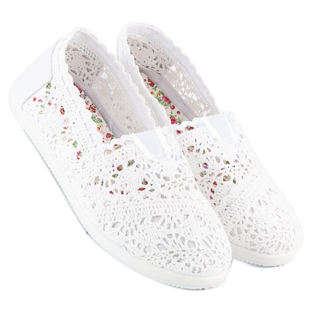 Marquiz Tenisi albi din dantela 2