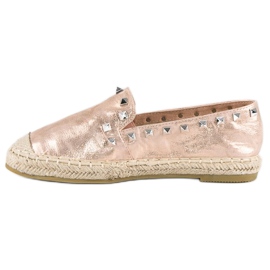 Forever Folie Espadrile roz cu crampoane 1