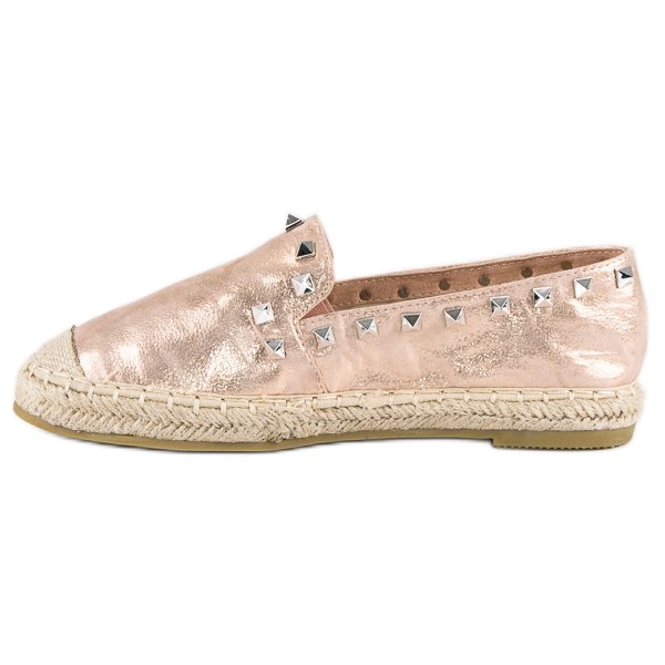 Forever Folie Espadrile roz cu crampoane 1