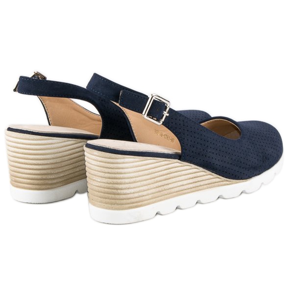 Pompe de vinceza ajurata albastru 2