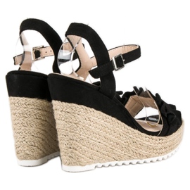 Bello Star Sandale espadrile negre negru 1 Bello Star Sandale espadrile negre negru 1