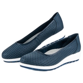 Balerini din piele vinceza albastru 1 Balerini din piele vinceza albastru 1