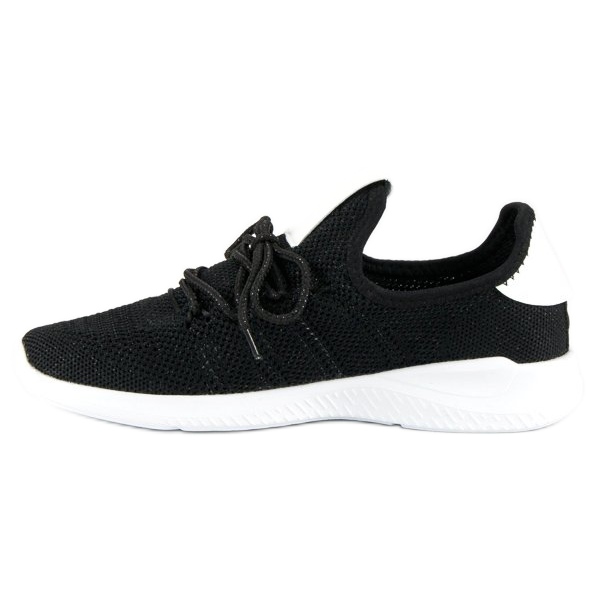 Sport Pantofi slip-on aeriși alb negru 1