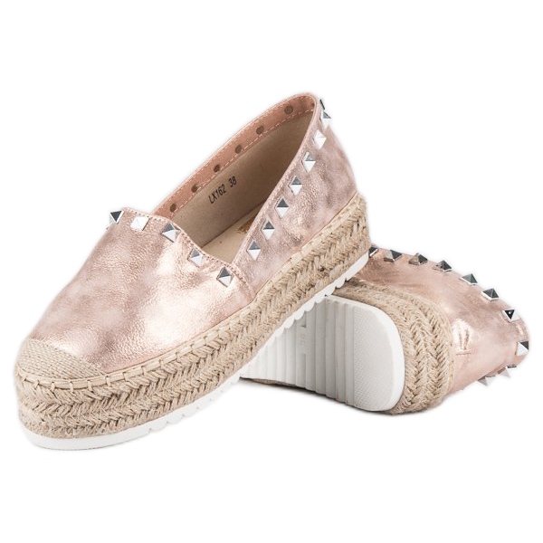 Forever Folie Espadrile pe platformă roz 1