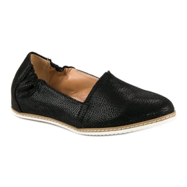 Filippo Balerină neagră cu model negru 1