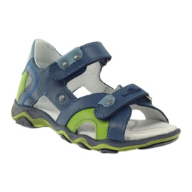 Ren But Sandale pe Velcro Ren Dar 3277 denim albastru verde 1