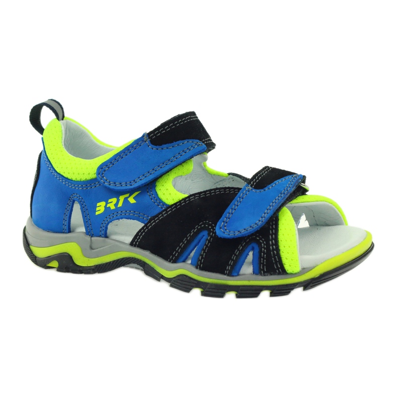 Sandale Pe Velcro Bartek 16187 cobalt negru albastru verde 1