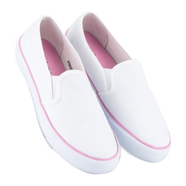 McKey Pantofi textil alb 1