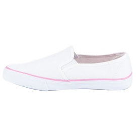 McKey Pantofi textil alb 3