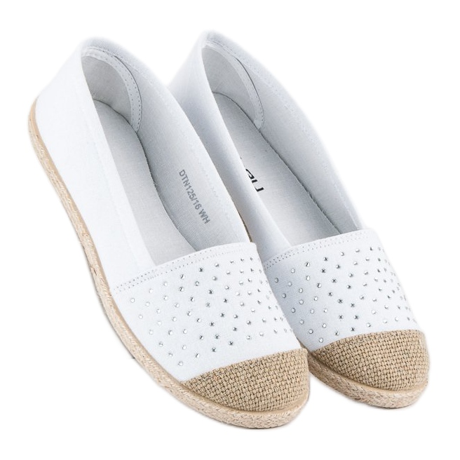 McKey Espadrile casual alb 1