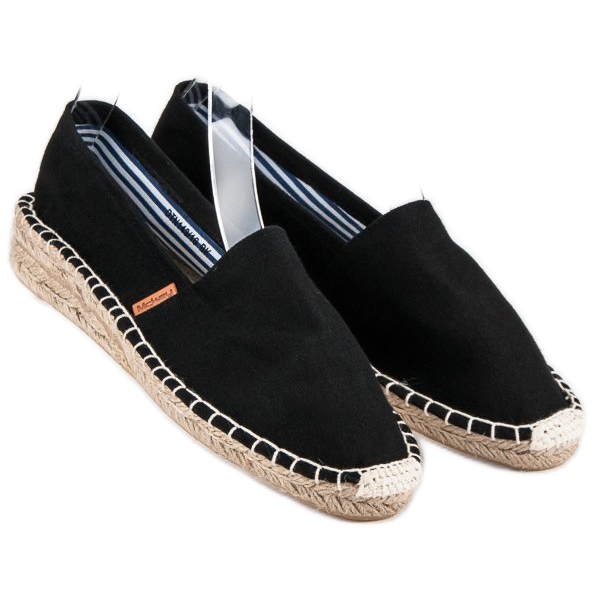 McKey Espadrile negre confortabile negru 1 McKey Espadrile negre confortabile negru 1