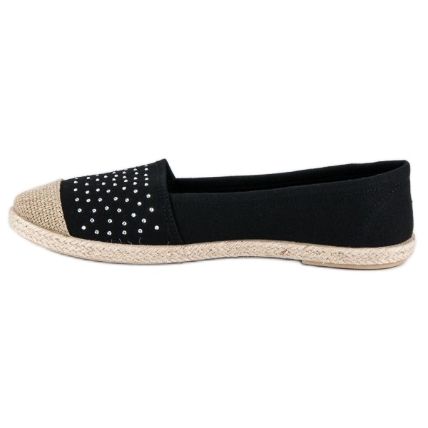McKey Espadrile casual negru 1