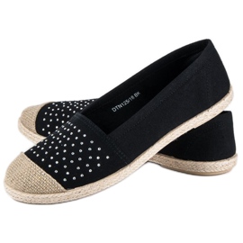 McKey Espadrile casual negru 2