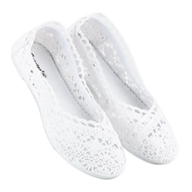 Seastar Balerini din dantela alba 1