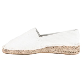 McKey Espadrile albe confortabile 1