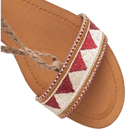 Vices Sandale plate dama maro 2