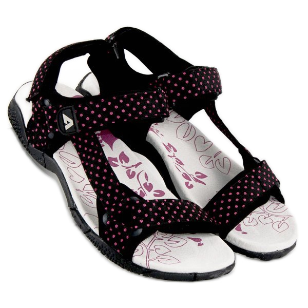 American Club Sandale americane textile cu velcro negru 2 American Club Sandale americane textile cu velcro negru 2