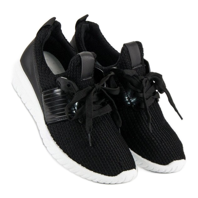 Pantofi sport din material textil negru 1 Pantofi sport din material textil negru 1