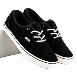 Andy Z Tenisi negri din piele intoarsa negru 1