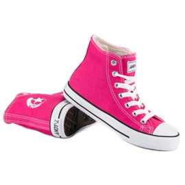 Andy Z Tenisi clasici deasupra gleznei roz 1