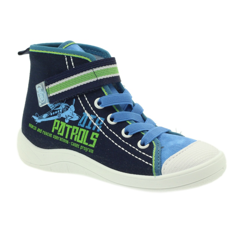 Încălțăminte pentru copii Befado, adidași, papuci 268x066 albastru marin albastru verde 1