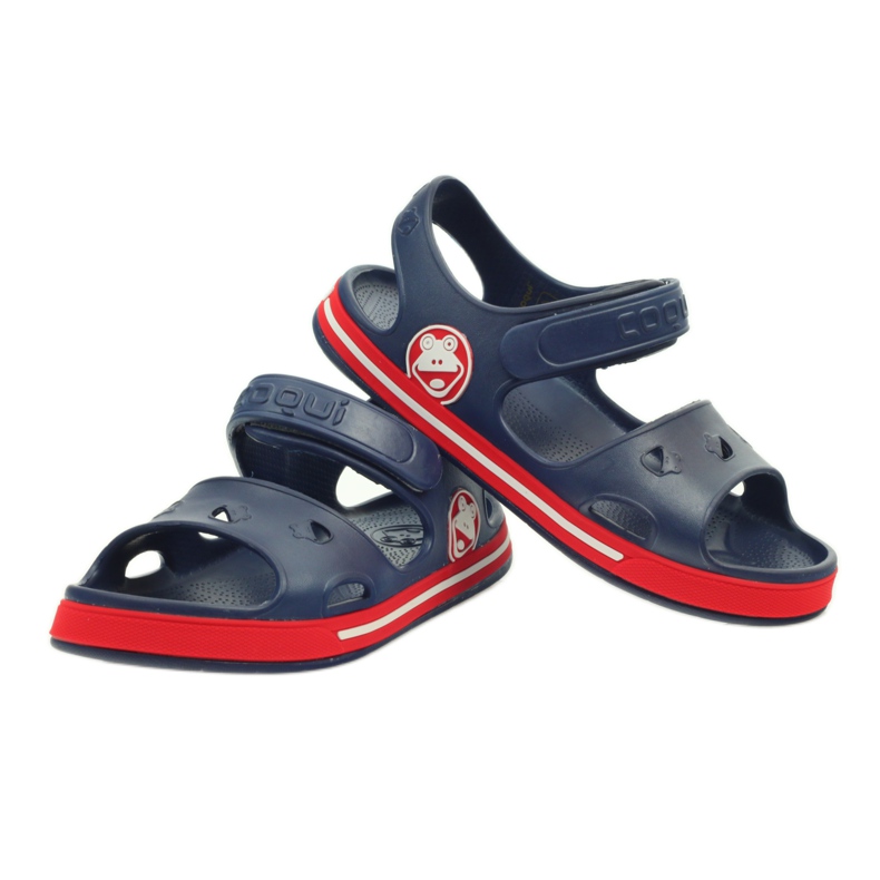 Sandale de apă Żabka COQUI Bleumarin roșu albastru marin 3