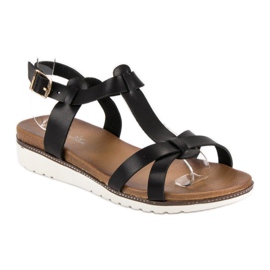 Licean Sandale confortabile de vară negru 1