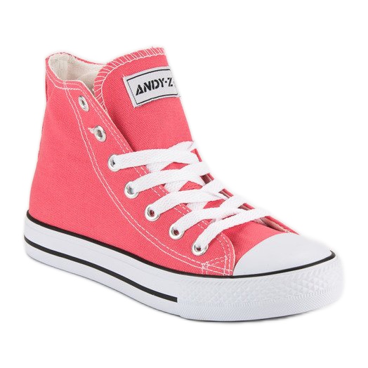 Andy Z Tenisi clasici deasupra gleznei roz 1