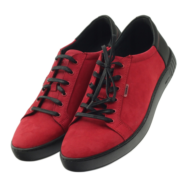 Pantofi sport Badura 3356 rosii negru roșu 5