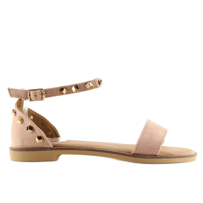 Sandale cu crampoane roz 117-11 roz 1