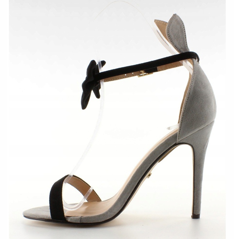 Sandale pe un ac cu urechi ZJ-15P Gri negru 2