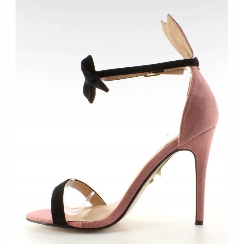 Sandale pe un știft cu urechi ZJ-15P Roz 2