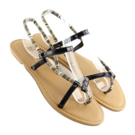 Sandale negre 5130 negre negru 2