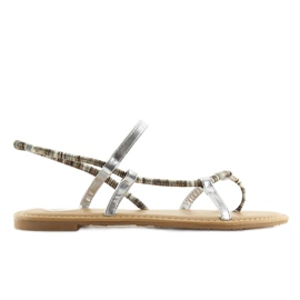 Sandale argint argint 5130 gri 5