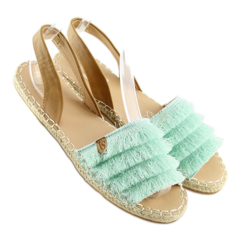 Espadrile în stil caraibian Mint 8413 Mint verde 2