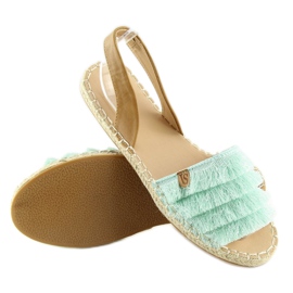 Espadrile în stil caraibian Mint 8413 Mint verde 1