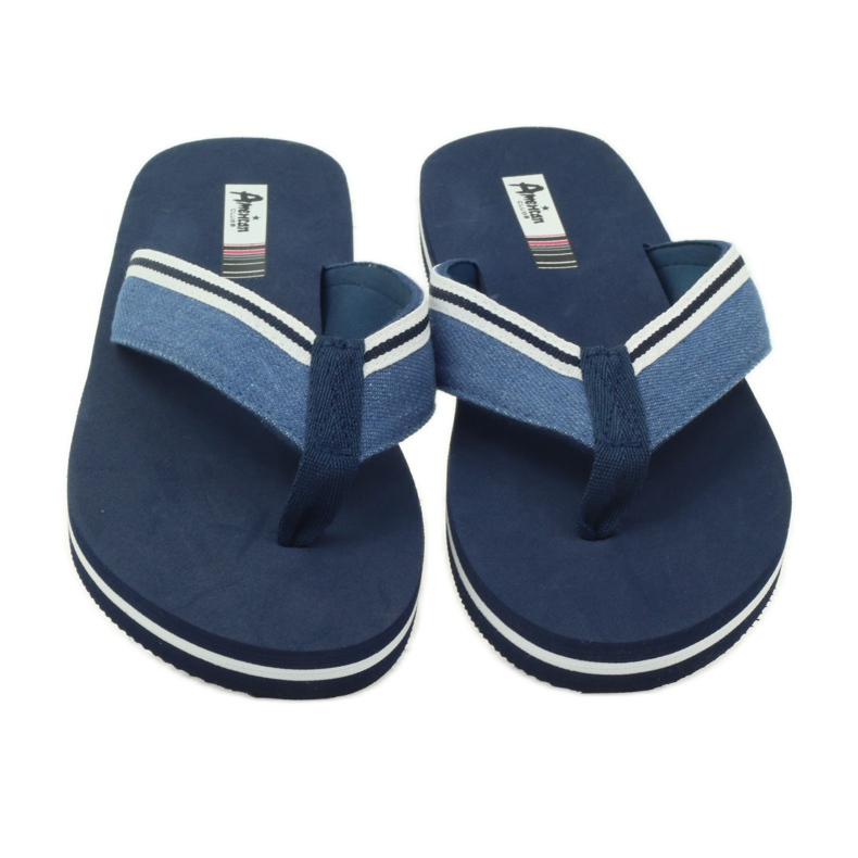 American Club Flip-flops de spumă pentru femei americane albastru marin 3