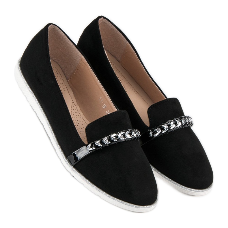 Super Me Domnii de piele neagră negru 1