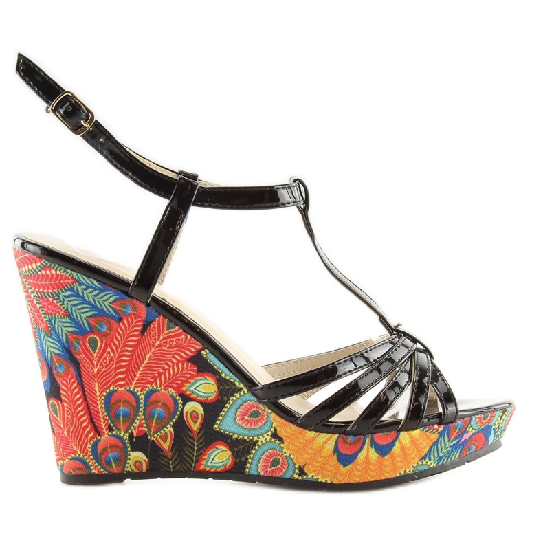 Sandale negre negre BL201 negre negru 1