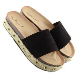 Espadrile negre N-15 negre negru 1 Espadrile negre N-15 negre negru 1