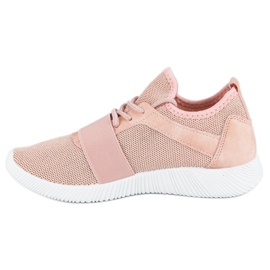 Pantofi sport slip-on roz 1