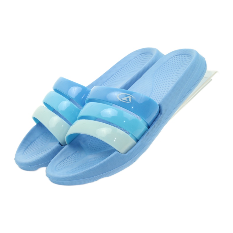 American Club Papuci americani de piscină pentru femei albastru 4 American Club Papuci americani de piscină pentru femei albastru 4