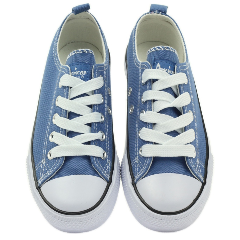 American Club adidasi americani pantofi copii adidasi albastri albastru 3