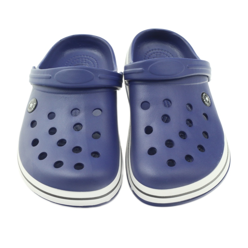 American Club Saboți Crocs papuci sandale bleumarin albastru marin 3